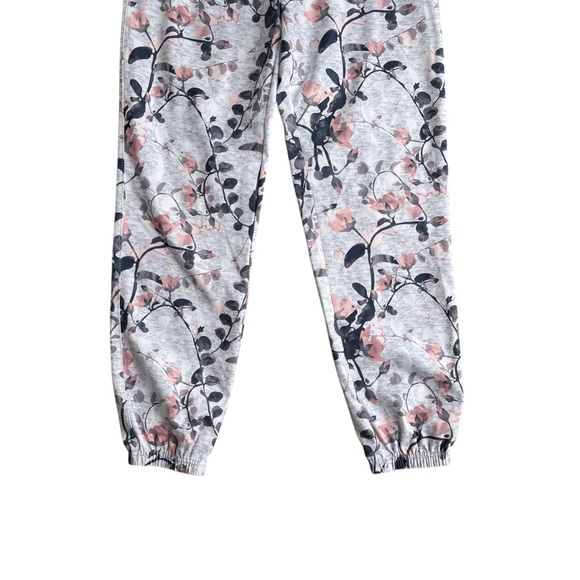Rachel Zoe Women’s Gray Floral Print Jogger Athletic Pants - Picture 2 of 8